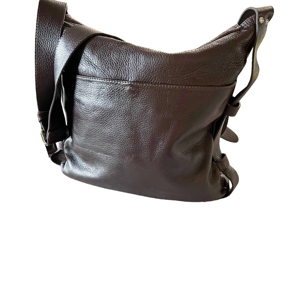 alexandra biagiotte for bottega giotti firenze brown messenger bag - Picture 5 of 14